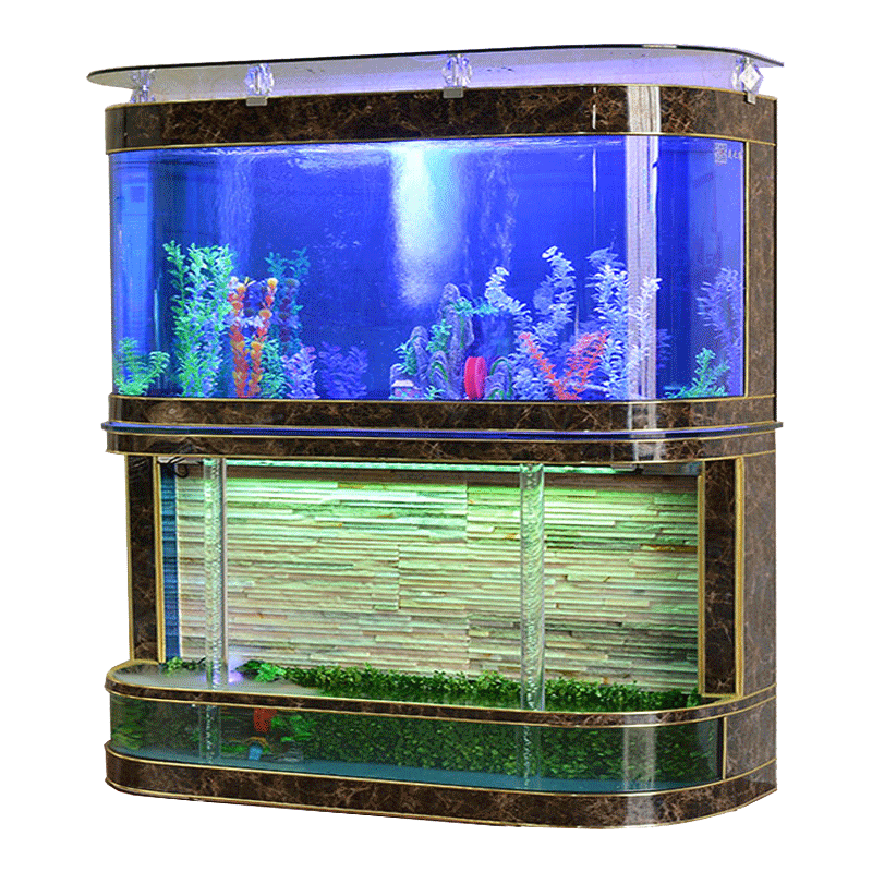 Glass Aquarium Fish Tank PNG Photo