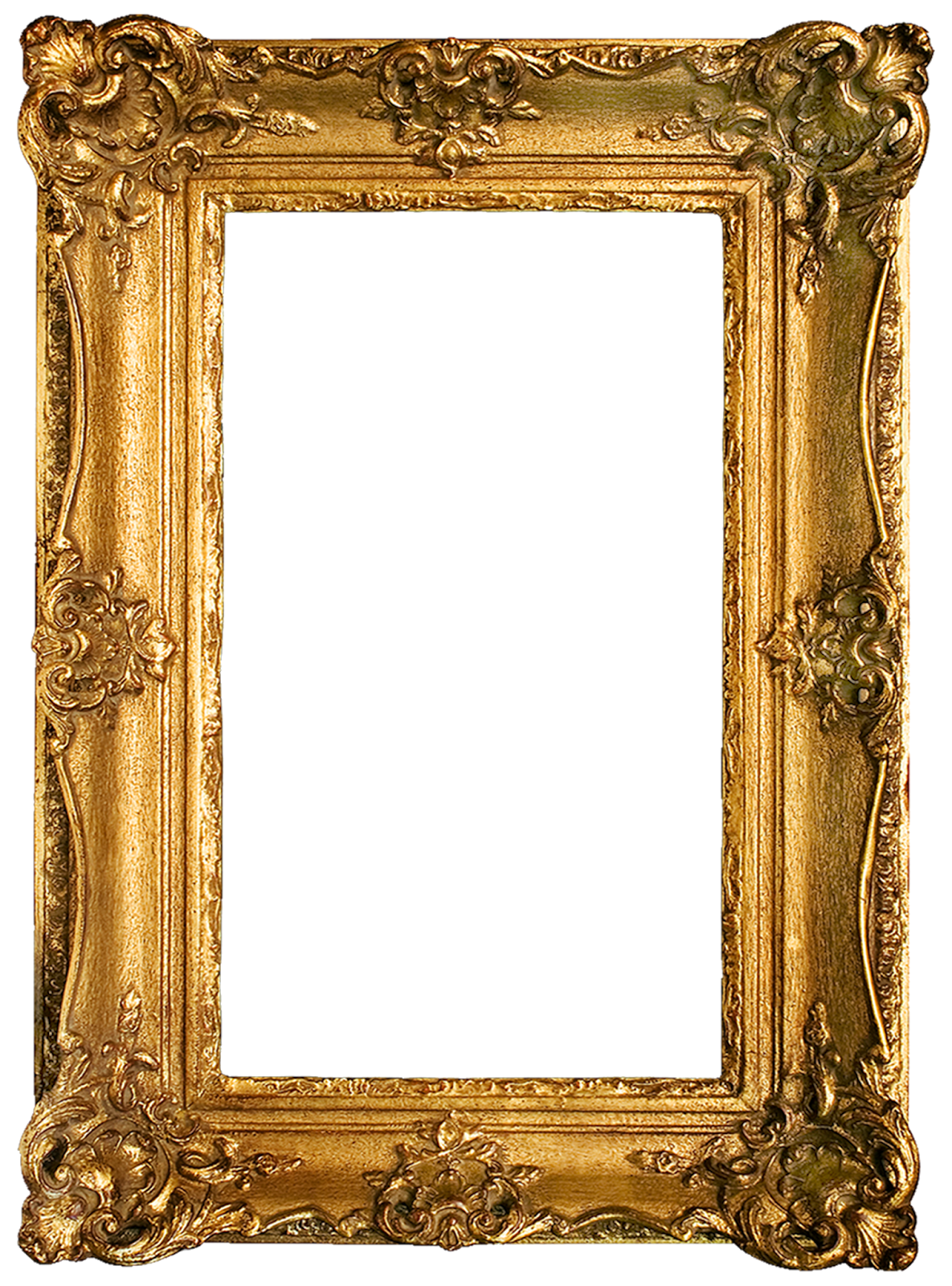 Frame antique ouro PNG pic