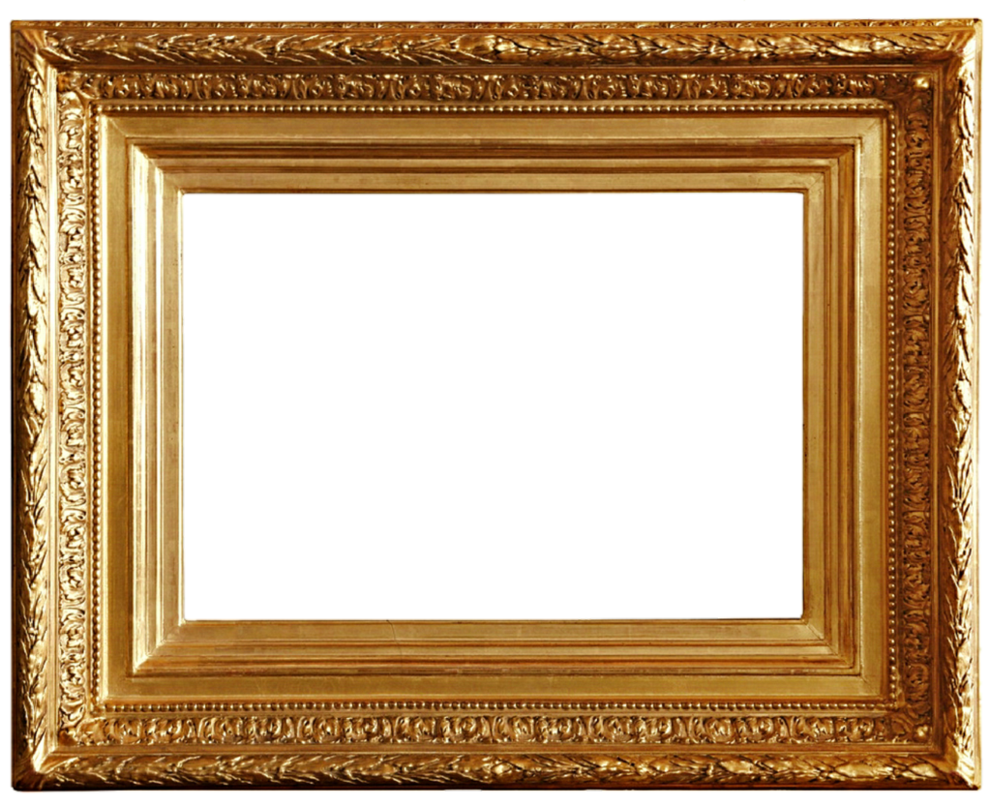 Gold Antique Frame PNG Picture