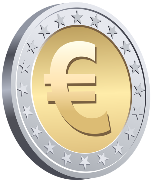Gold Euro PNG transparente Picture