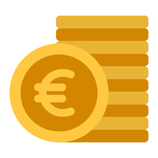 Gold Euro Symbol Transparent PNG