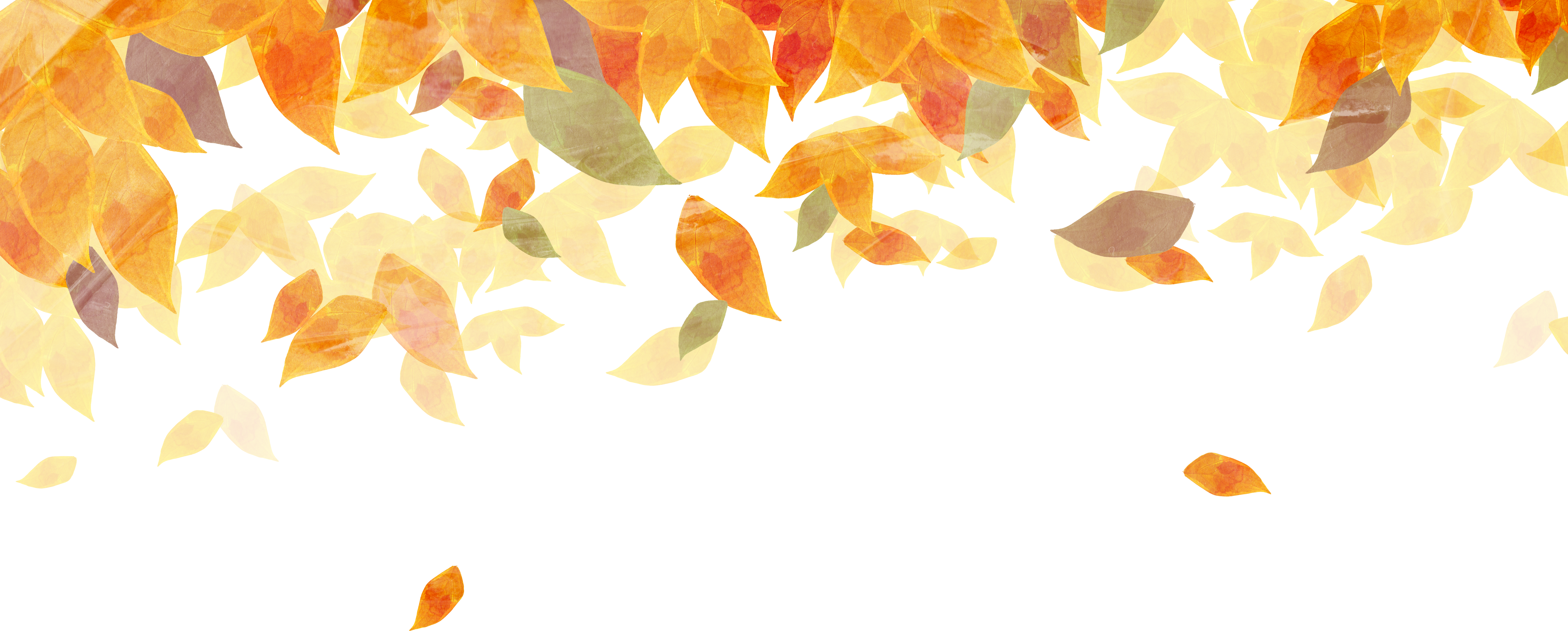 Golden Autumn Leaf PNG Image