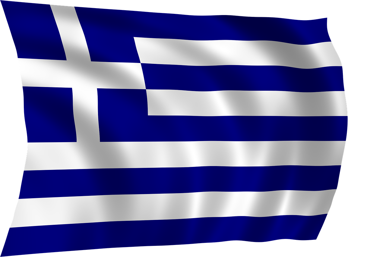 Griechenland-Flagge Transparenter Hintergrund