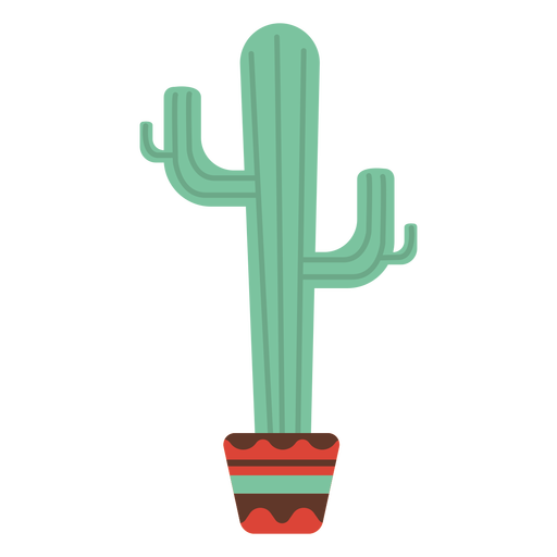 Green Cactus Plant Vector PNG Image