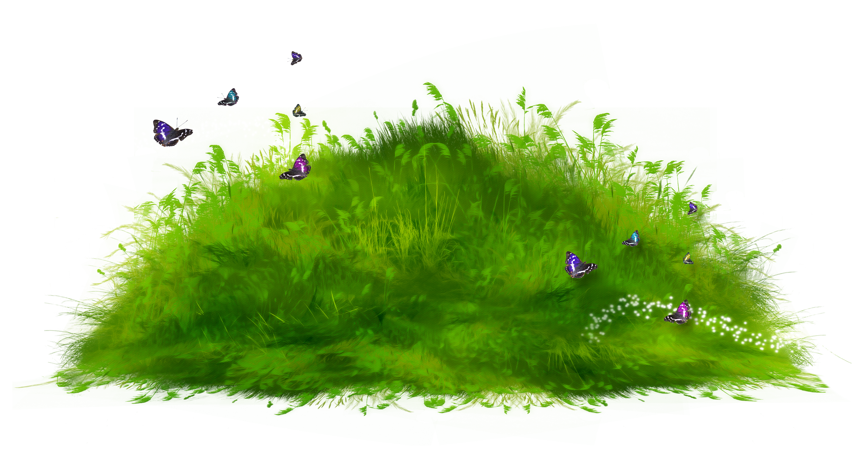 Зеленое поле PNG Clipart