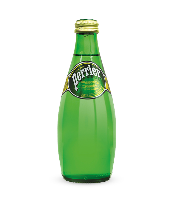 Botol air kaca hijau PNG gambar