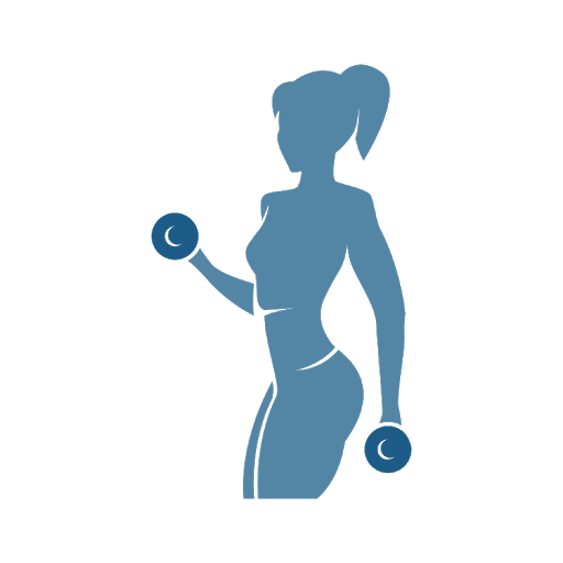 Imagem transparente de fitness feminino de ginásio