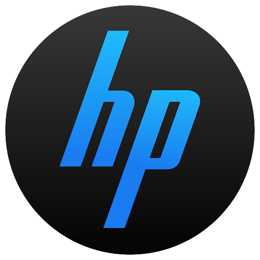 HP Hewlett-Packard Logo PNG gambar Transparan