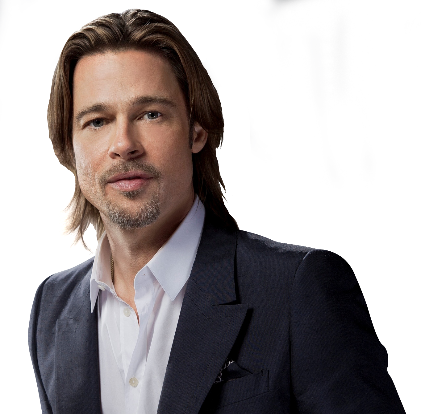 Peinado Brad Pitt PNG imagen transparente