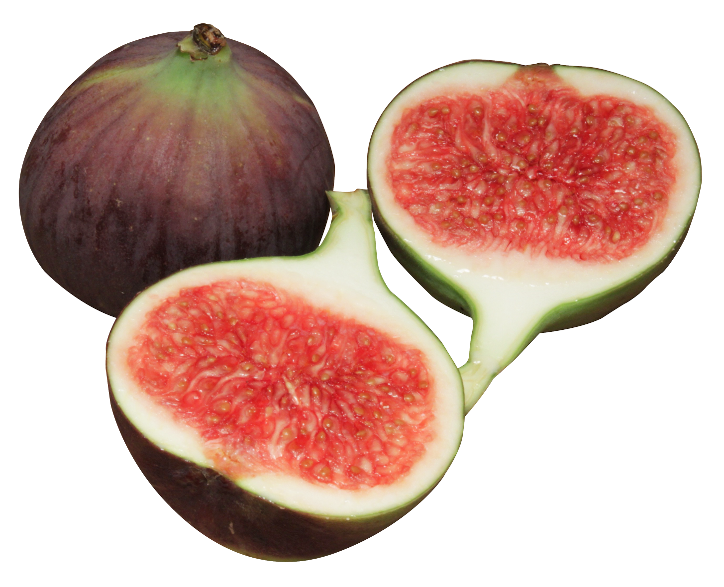 Half Fig Fruit Transparent PNG