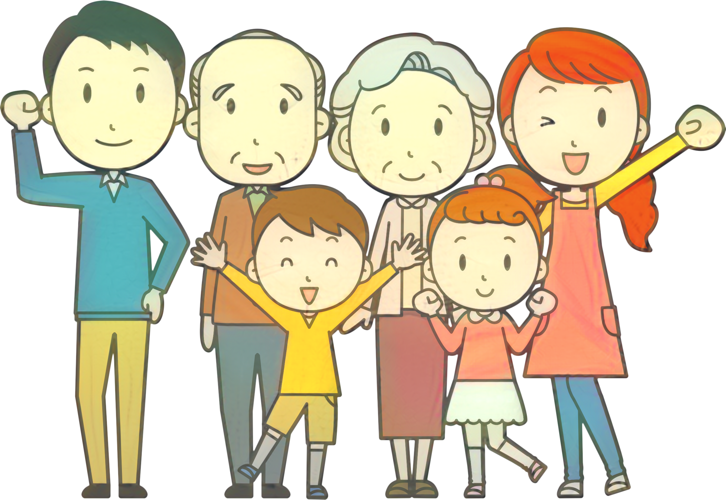 Happy Vector Family PNG Transparent Image | PNG Mart