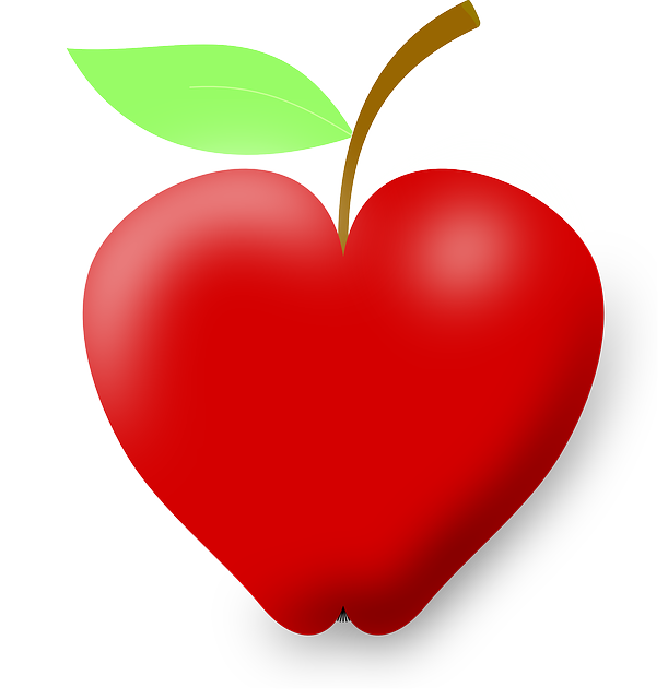 Immagine del cuore della frutta del cuore