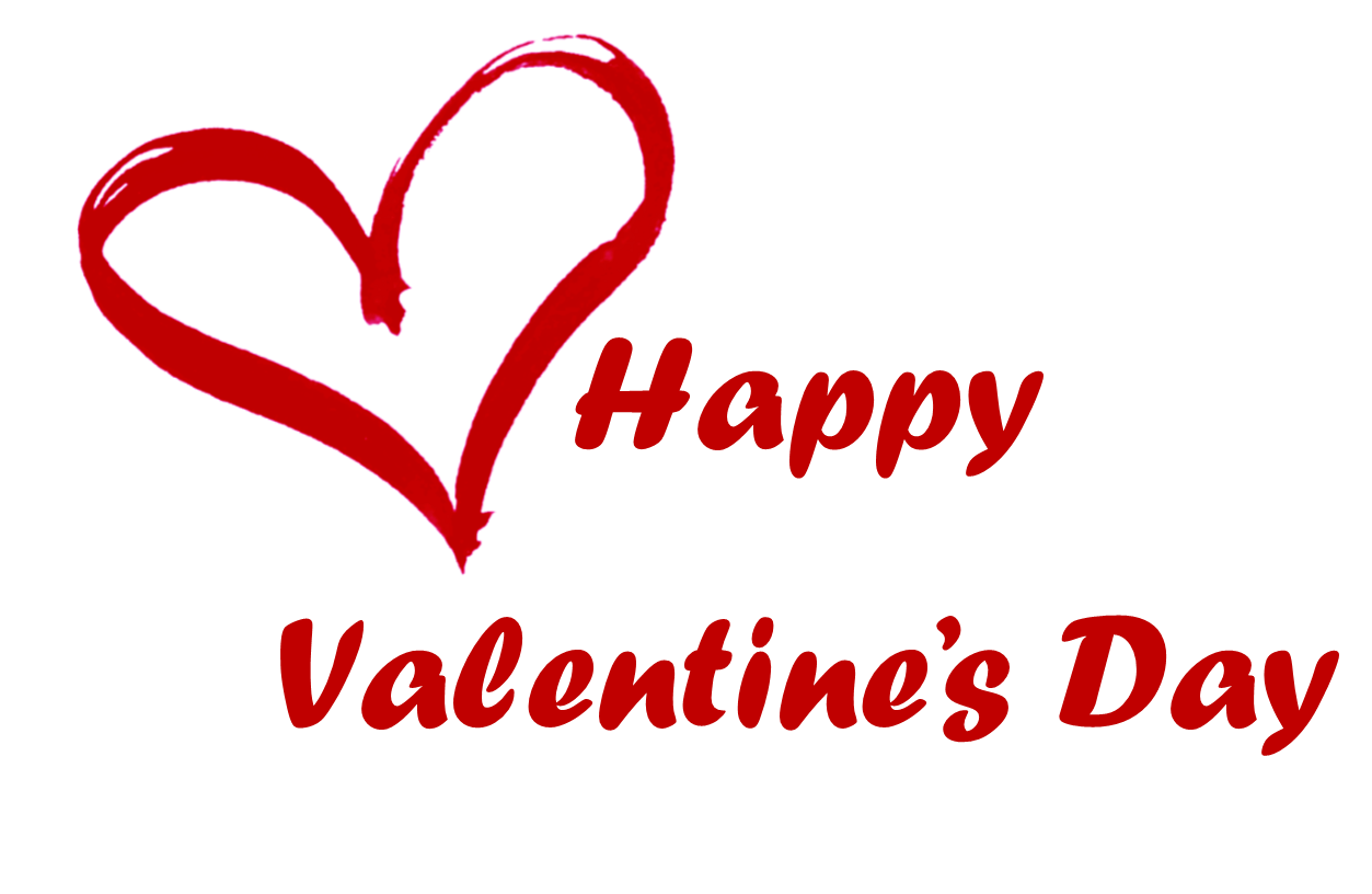 Heart Valentines Day Text PNG Photos