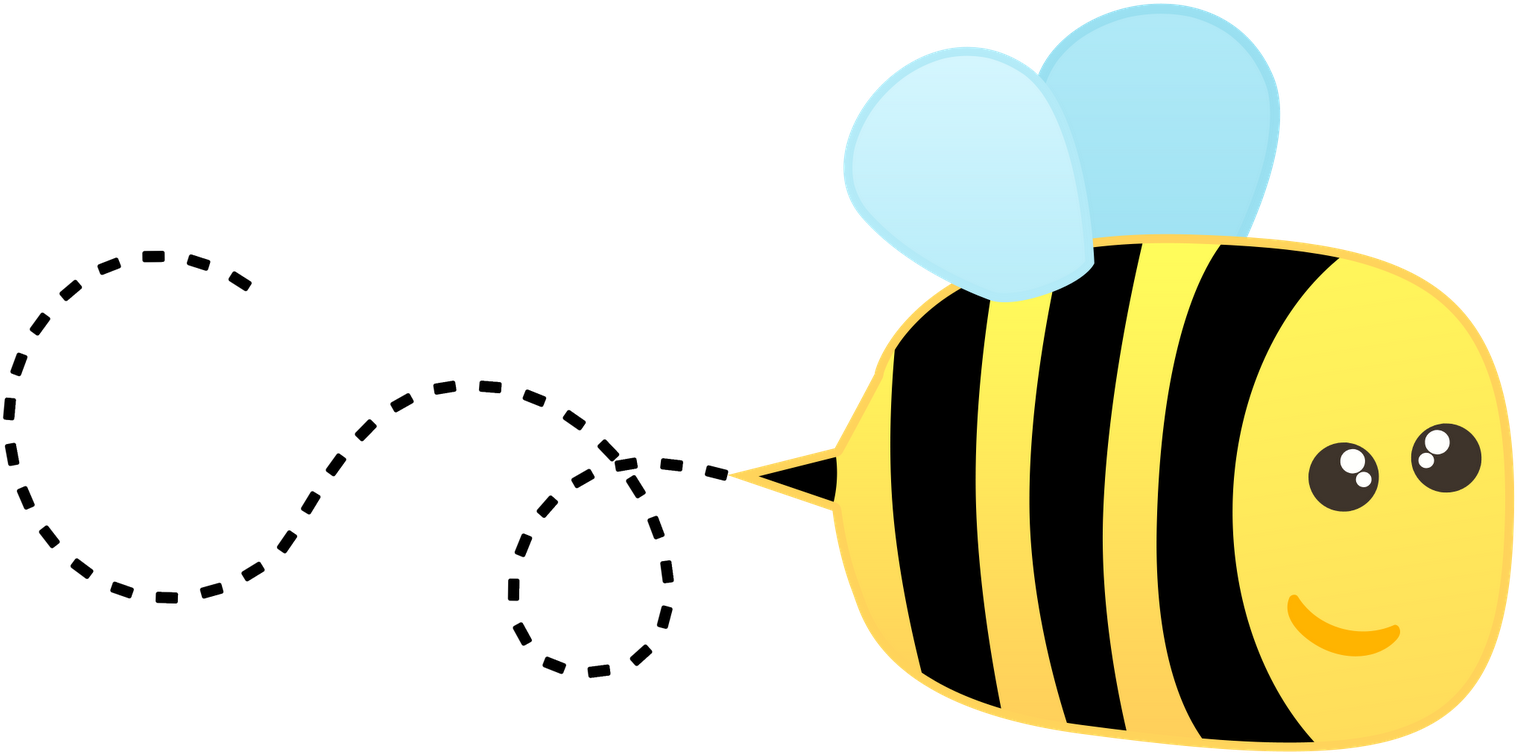 Honey Bee Vector PNG File