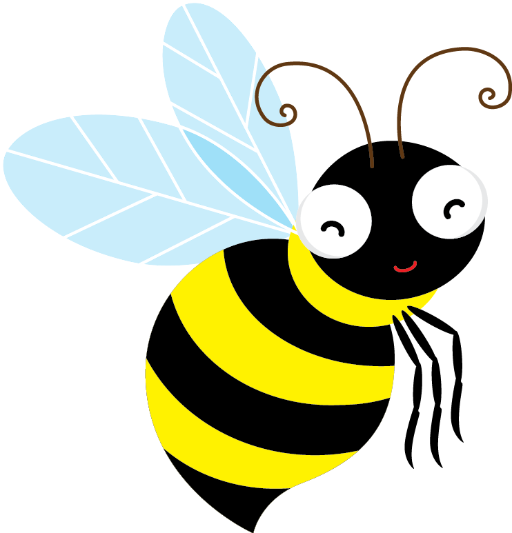 Honey Bee Vector PNG Transparent Image