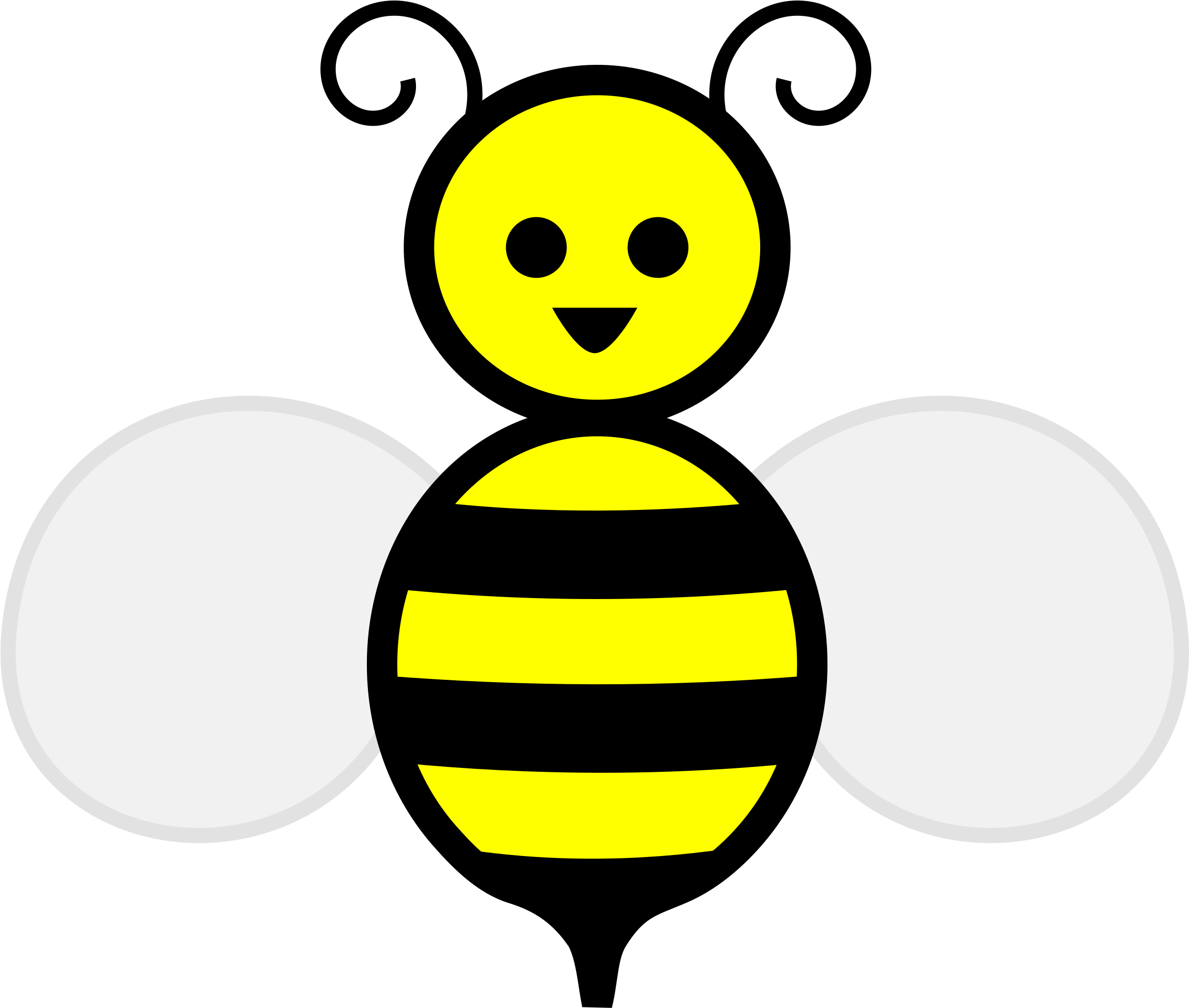 Honey Bee Vector Transparent PNG