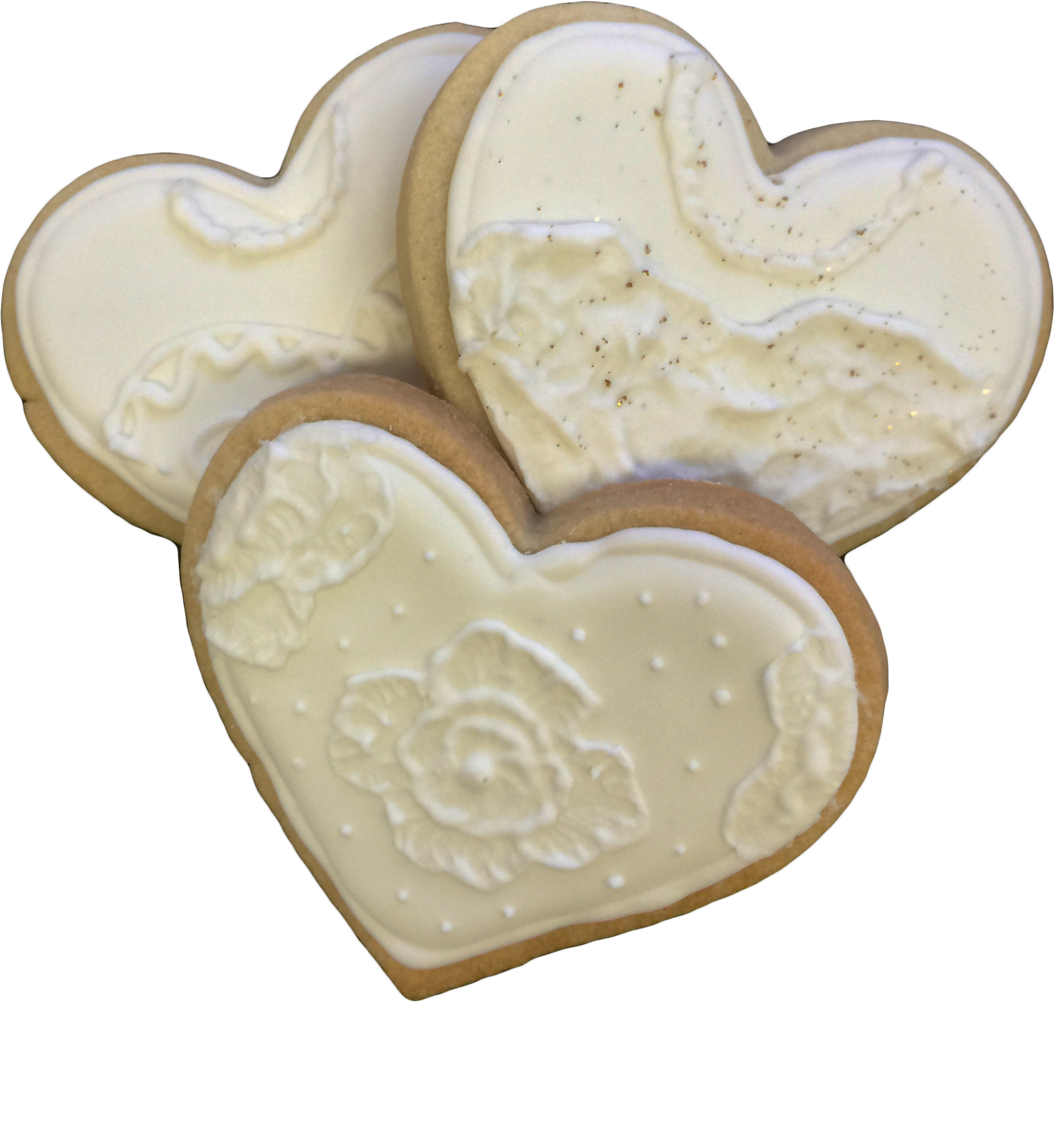 Icing Heart Cookie PNG File