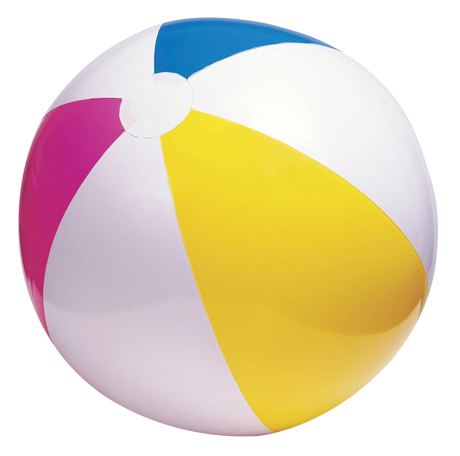 Inflatable Colorful Beach Ball Transparent PNG