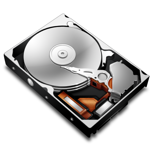 Внутренний жесткий диск прозрачный PNG
