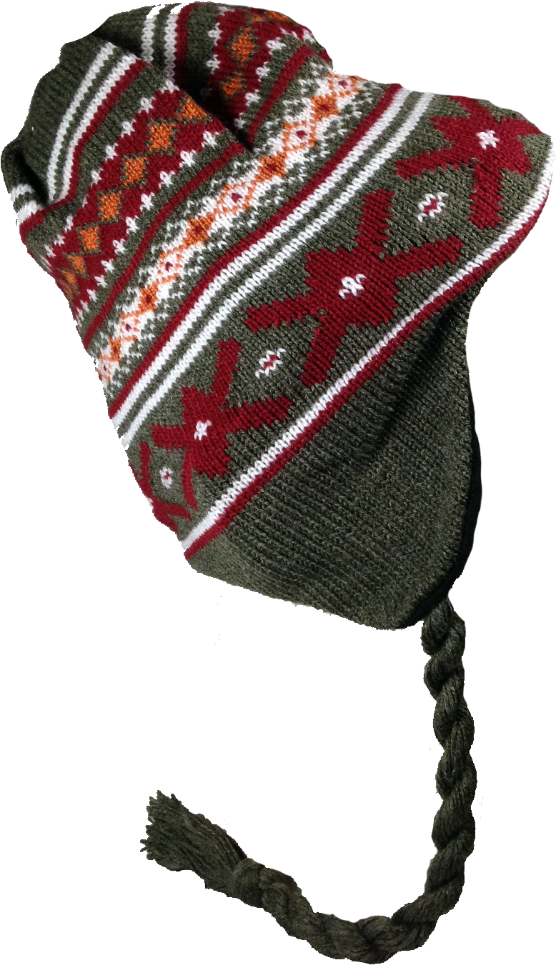 Knitted Winter Hat PNG Clipart