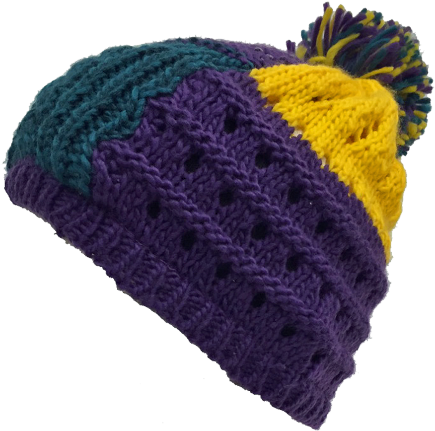 Fichier PNG de chapeau dhiver tricoté