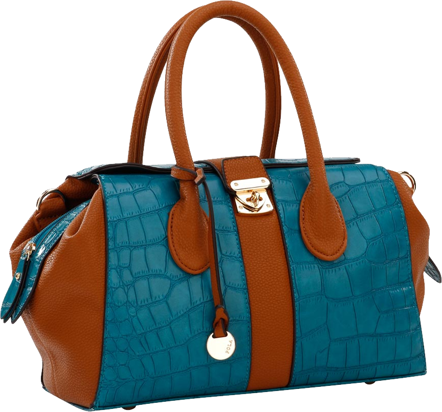 Ladies Bag Blue PNG