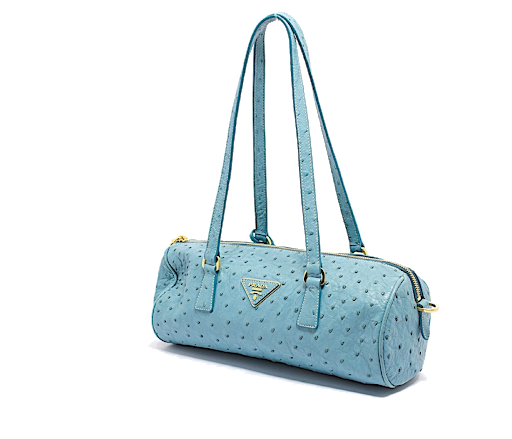 Ladies Blue Handbag PNG