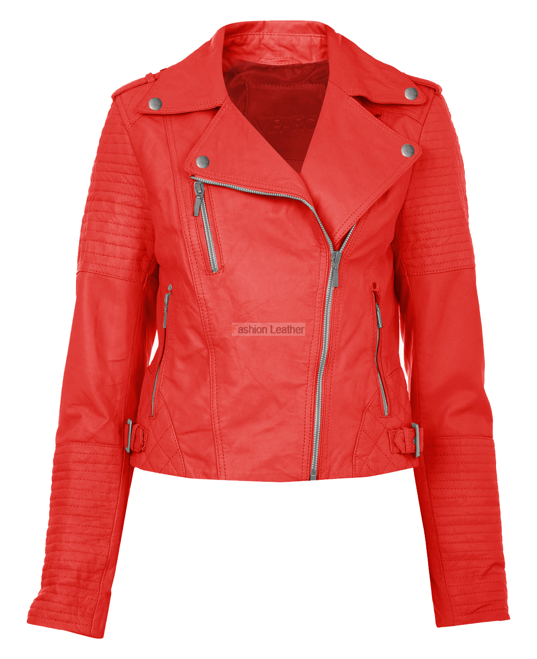Leather Red Jacket PNG Transparent Image