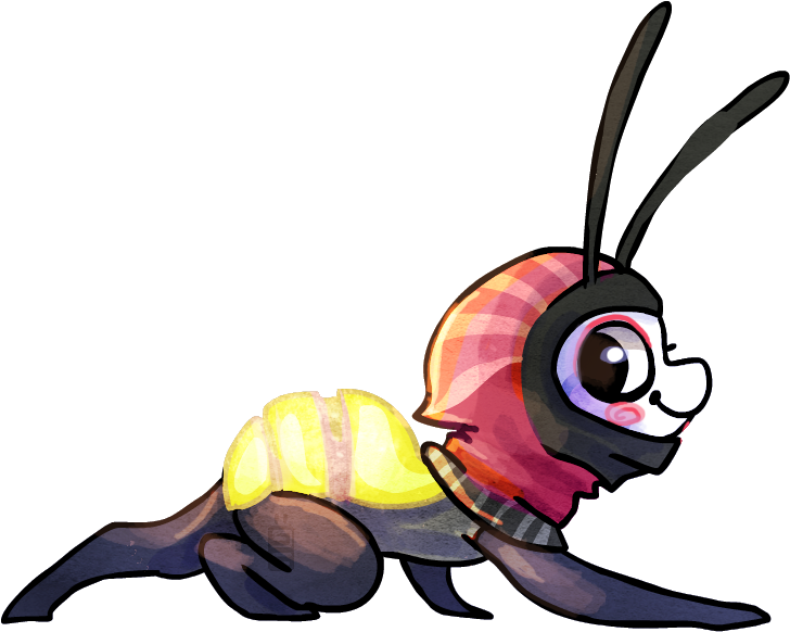 Lightning Bug Baby PNG