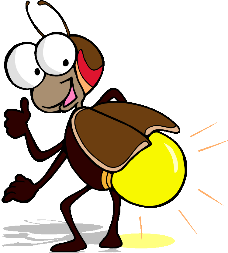 Lightning Bug Vuurfly Clipart PNG