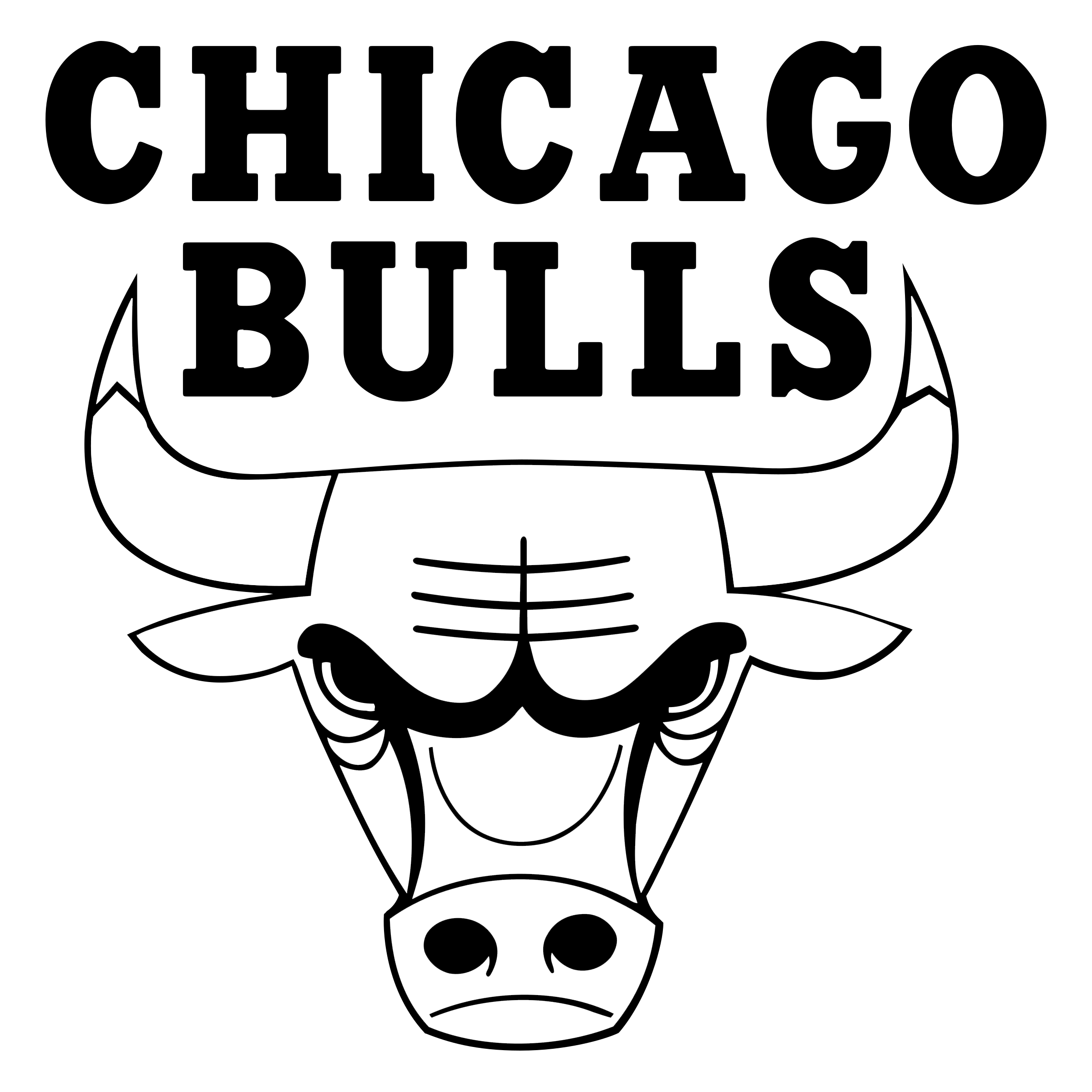 Logo Bull Vector PNG Image