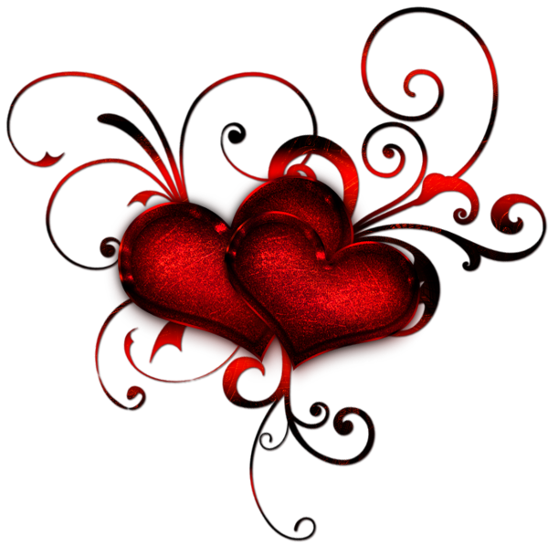Love Artwork Heart PNG HD