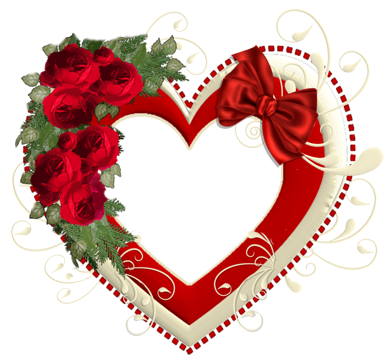 Amor Flower Heart PNG