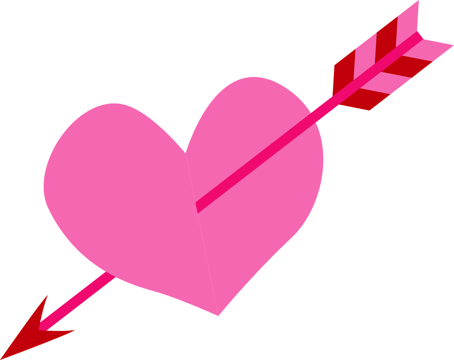 Love Heart Arrow PNG Clipart
