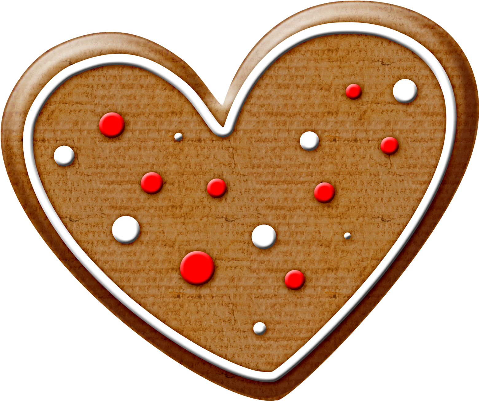 Love Heart Cookie PNG Foto