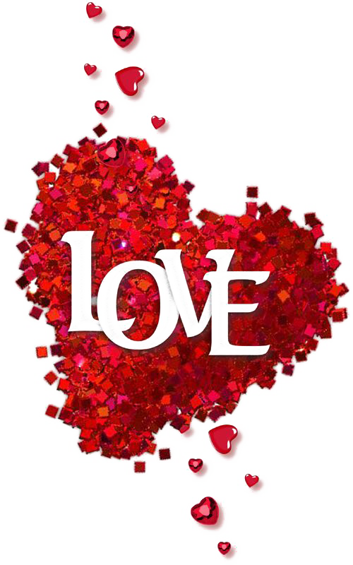 Love Valentines Day Mawar PNG Foto