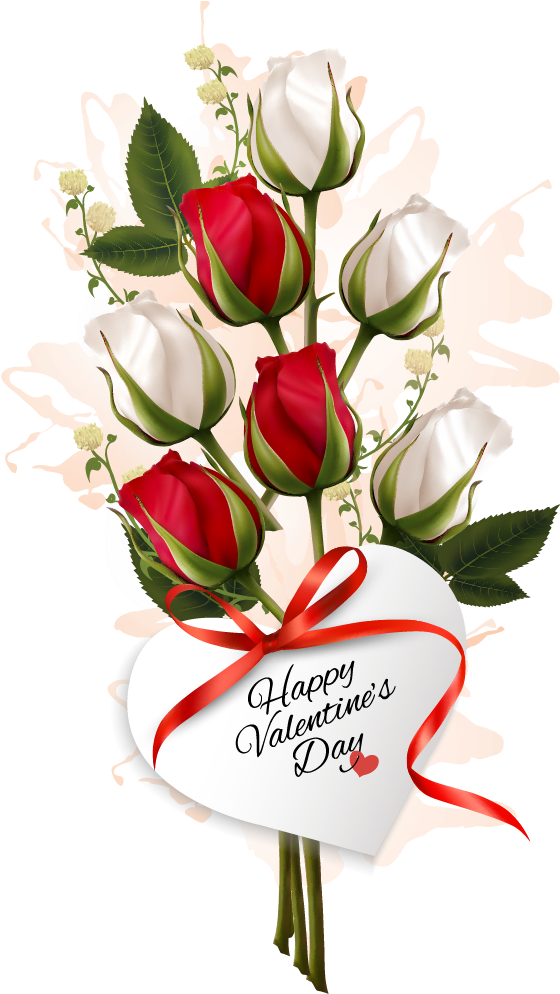 Love Araw ng Valentines Rosas PNG Transparent na Imahe