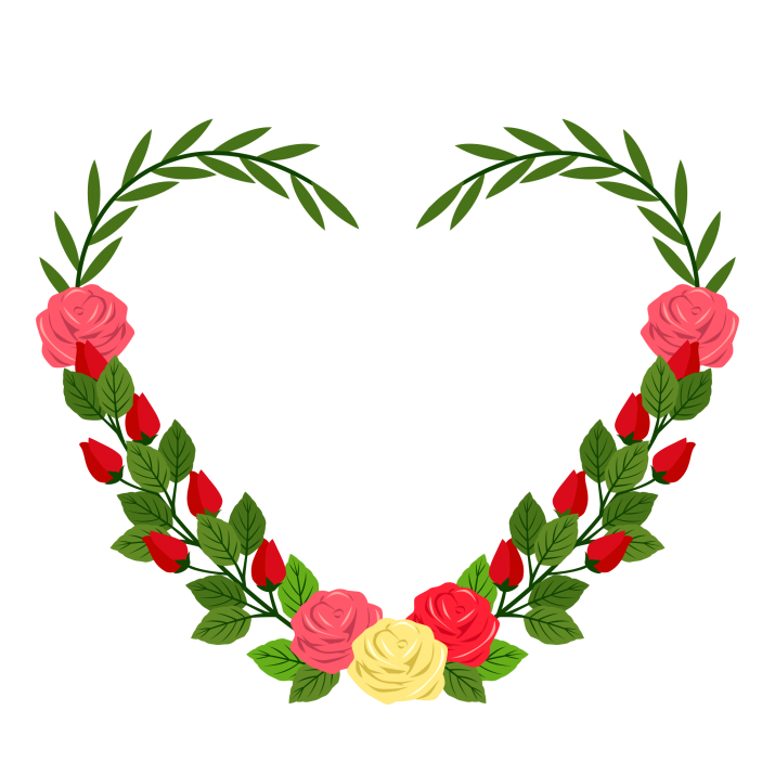 รักเวกเตอร์ดอกไม้หัวใจ PNG ภาพตัดปะ
