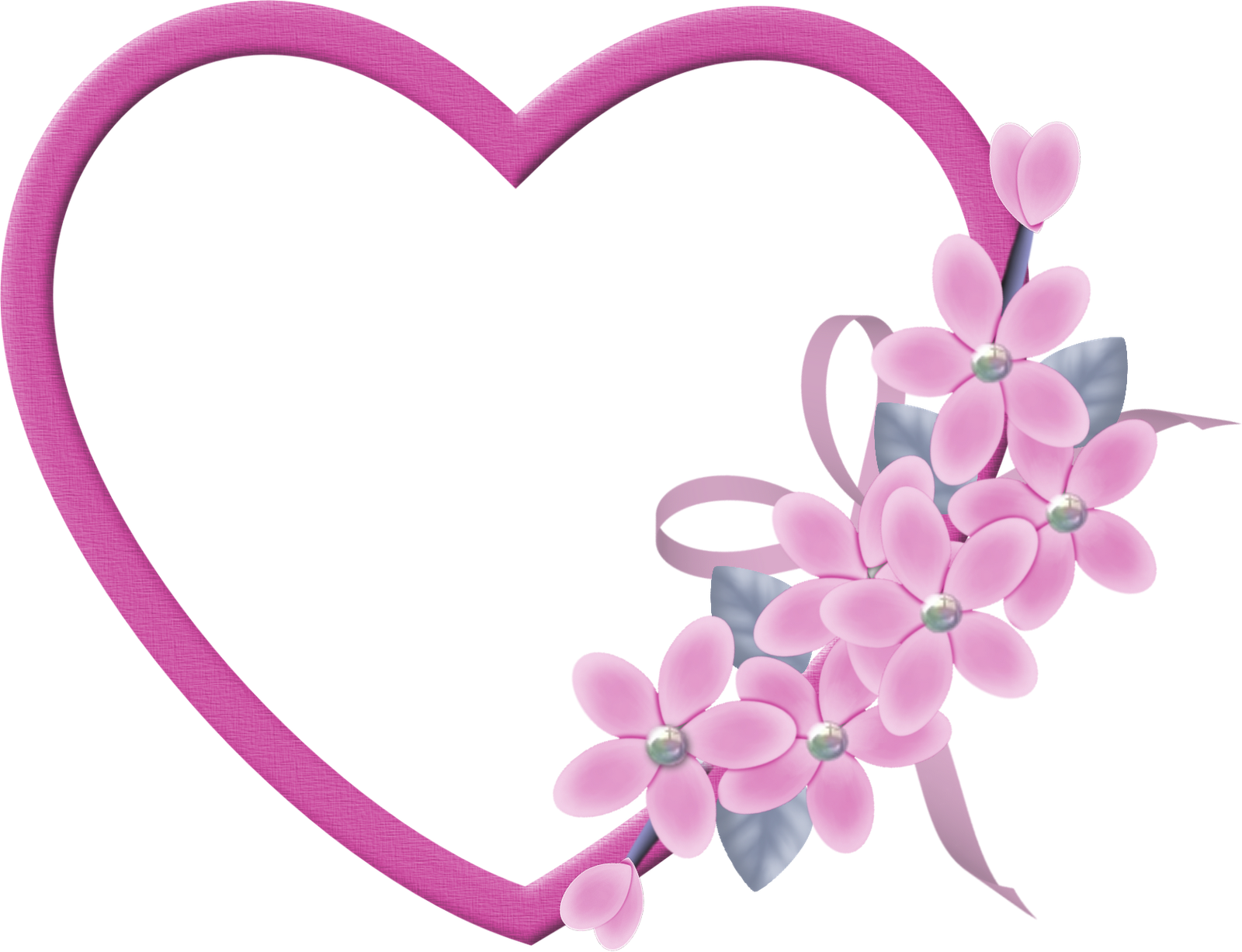 Love Vector Flower Heart PNG Image