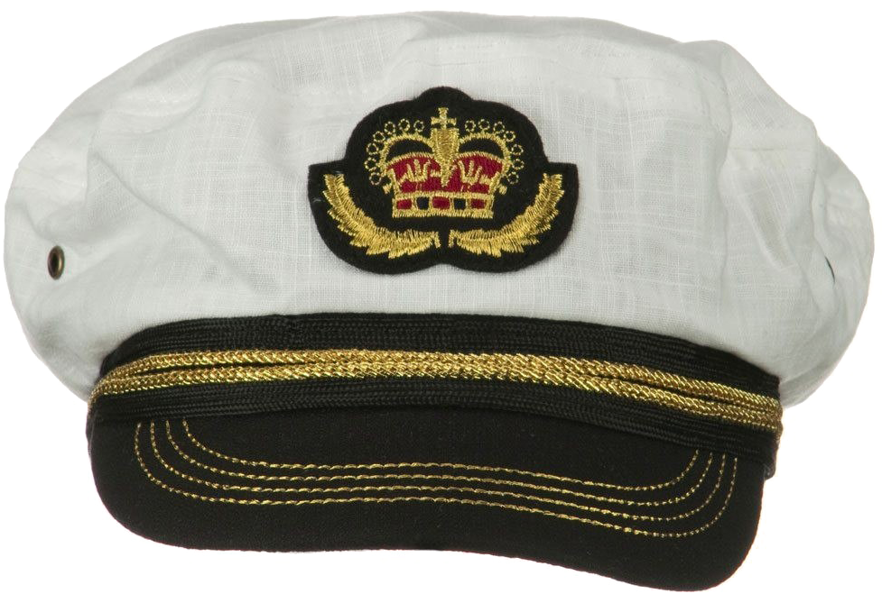 Marine Captain Navy Cap PNG Image