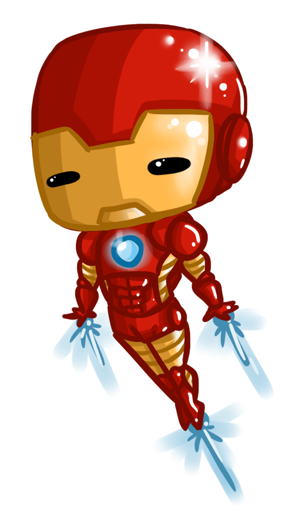 Marvel Flying Iron Man Gambar PNG