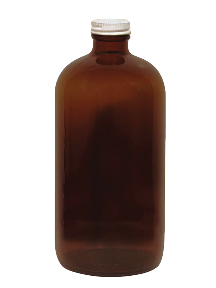 Medical Brown Glass Bottle PNG File