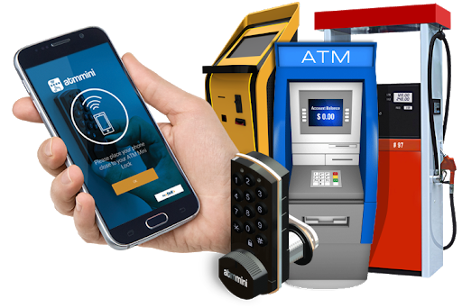 Mini ATM PNG gambar Transparan