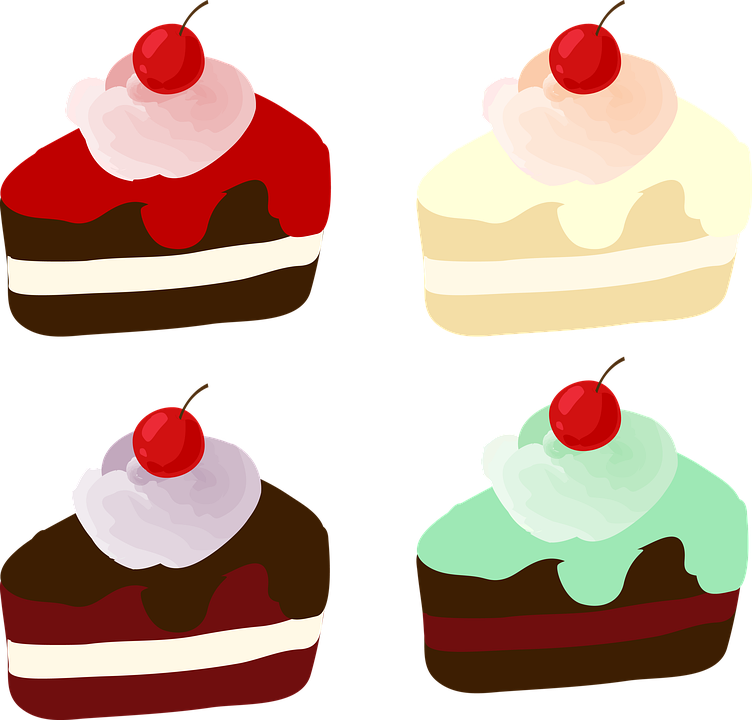 Mousse Cake Piece PNG File