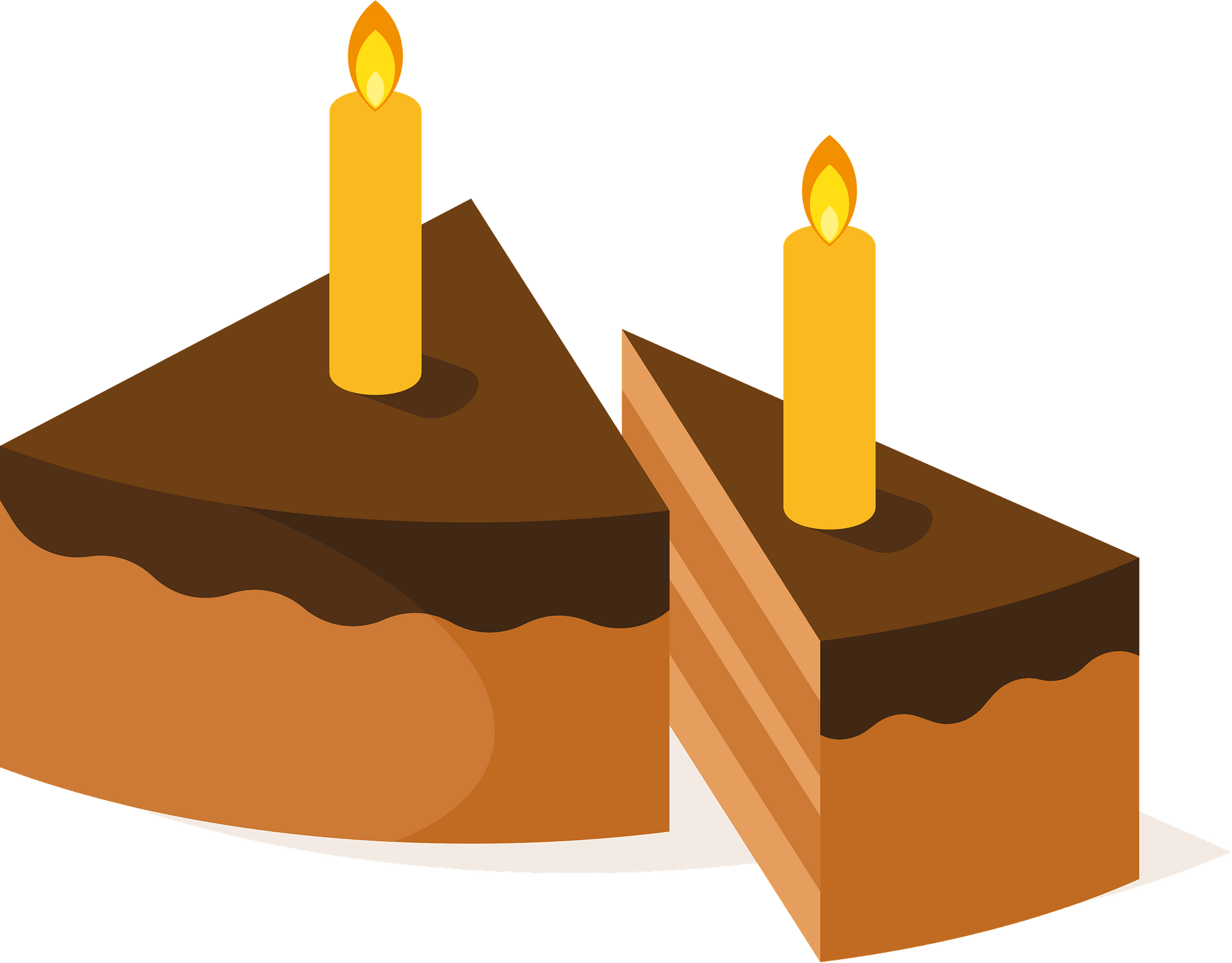 Mousse Cake Piece PNG Transparent Image