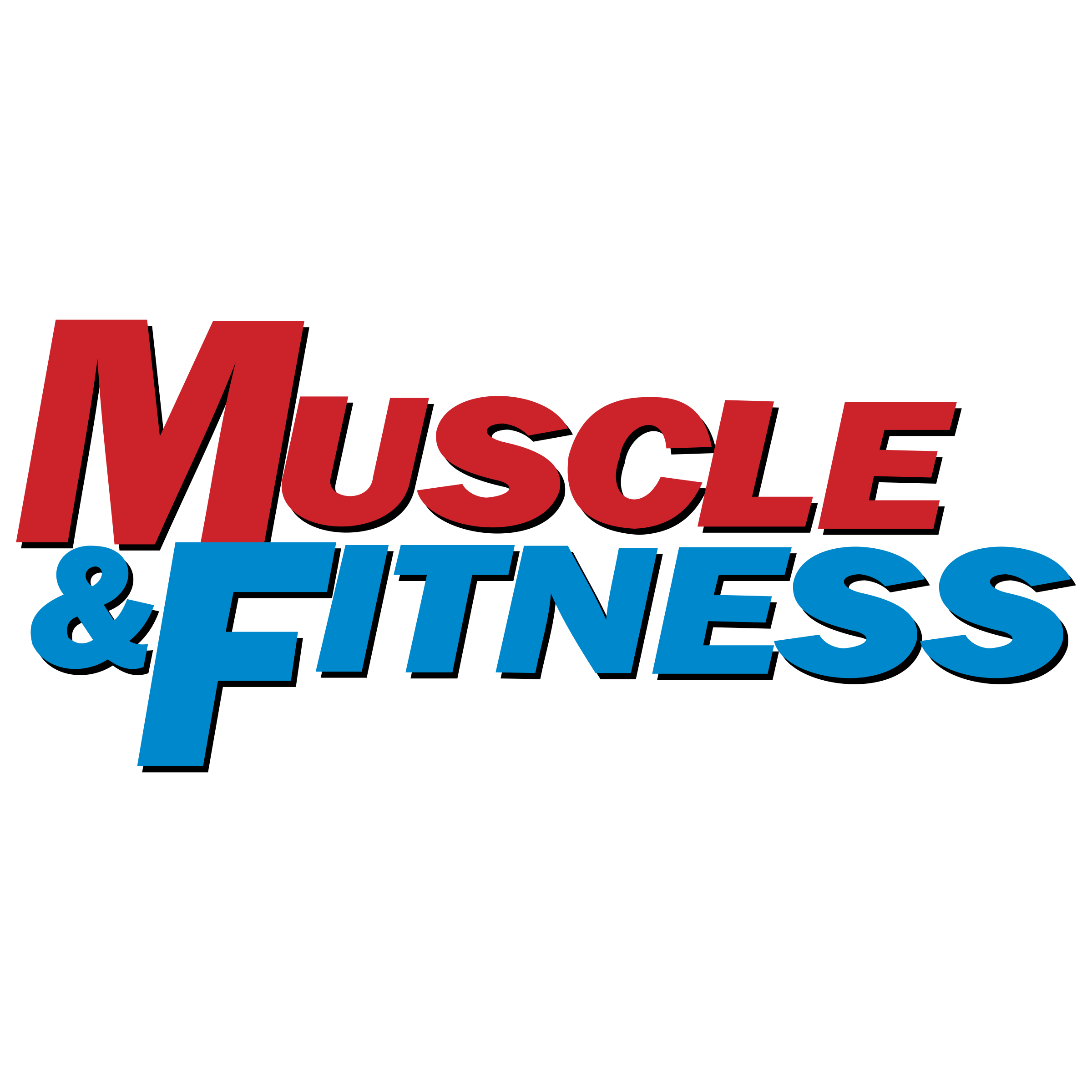 Muscle Fitness Logo Transparent PNG