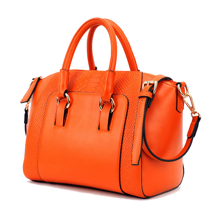 апельсин Ladies Handbag PNG