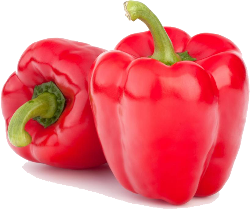Organic Bell Pepper Red Transparent PNG