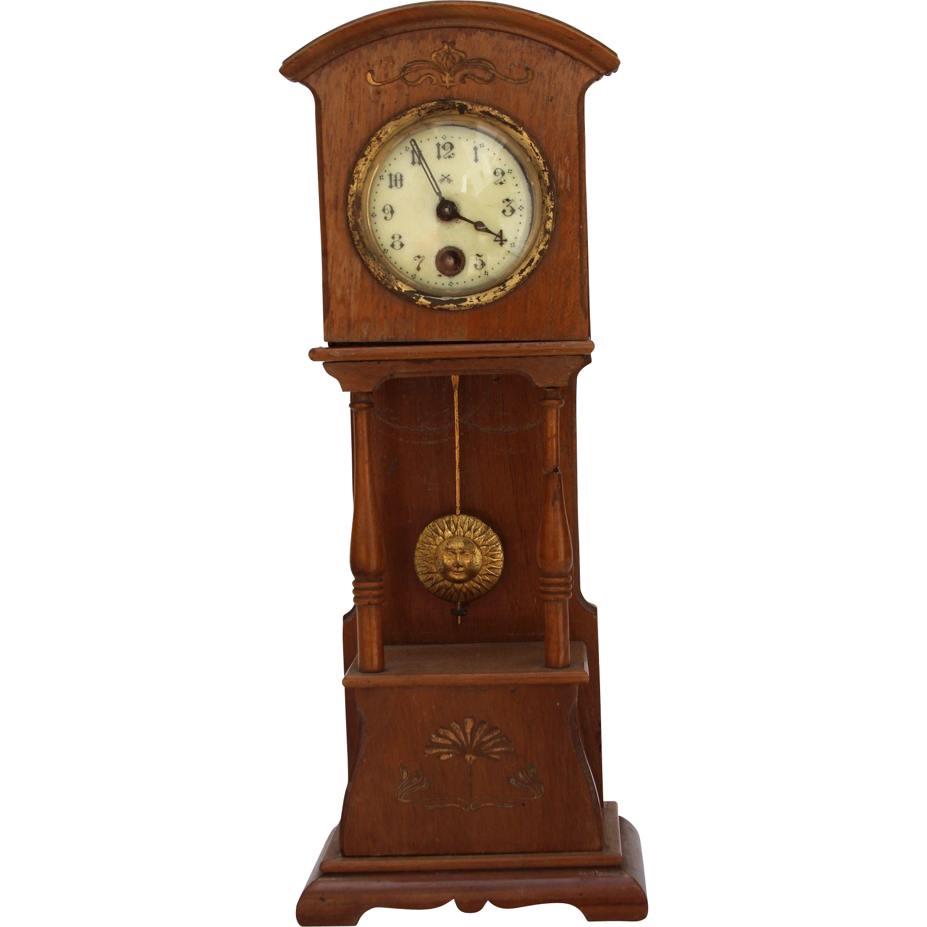 Pendulum Antique Clock PNG Clipart