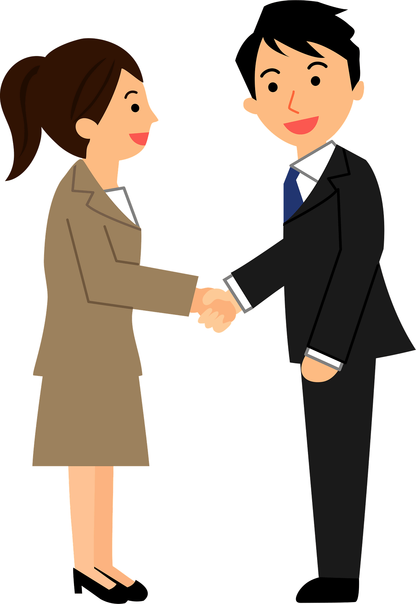 Mensen Business Handshake PNG Transparant Beeld